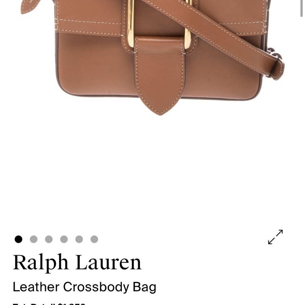 Women’s Cream Crossbody Bag with Buckle Detail - Picture 3 of 4